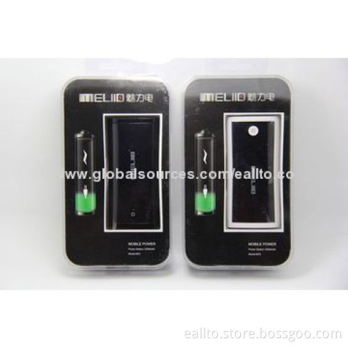 Power Bank/Portable Battery with LED Torch, 5,200mAh CapacityNew